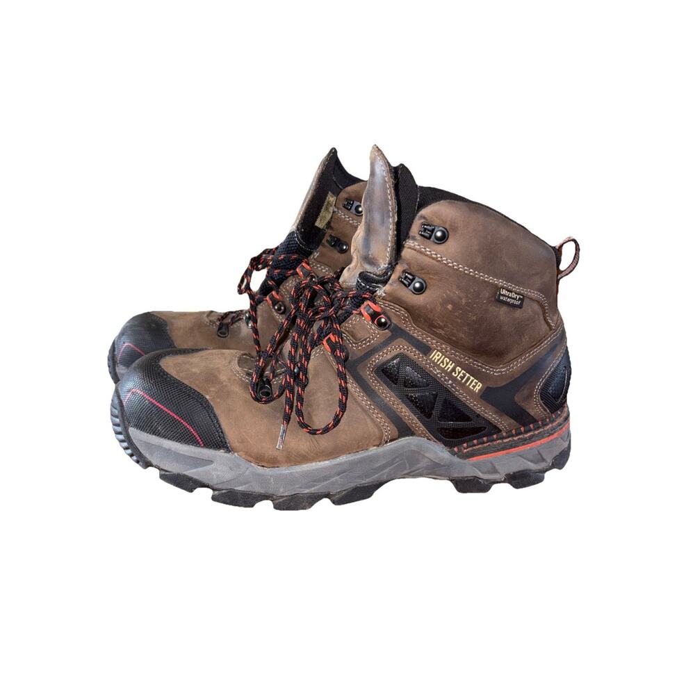 Irish Setter Work Boot Crosby Leather Safety Toe Mens Size 14 D
